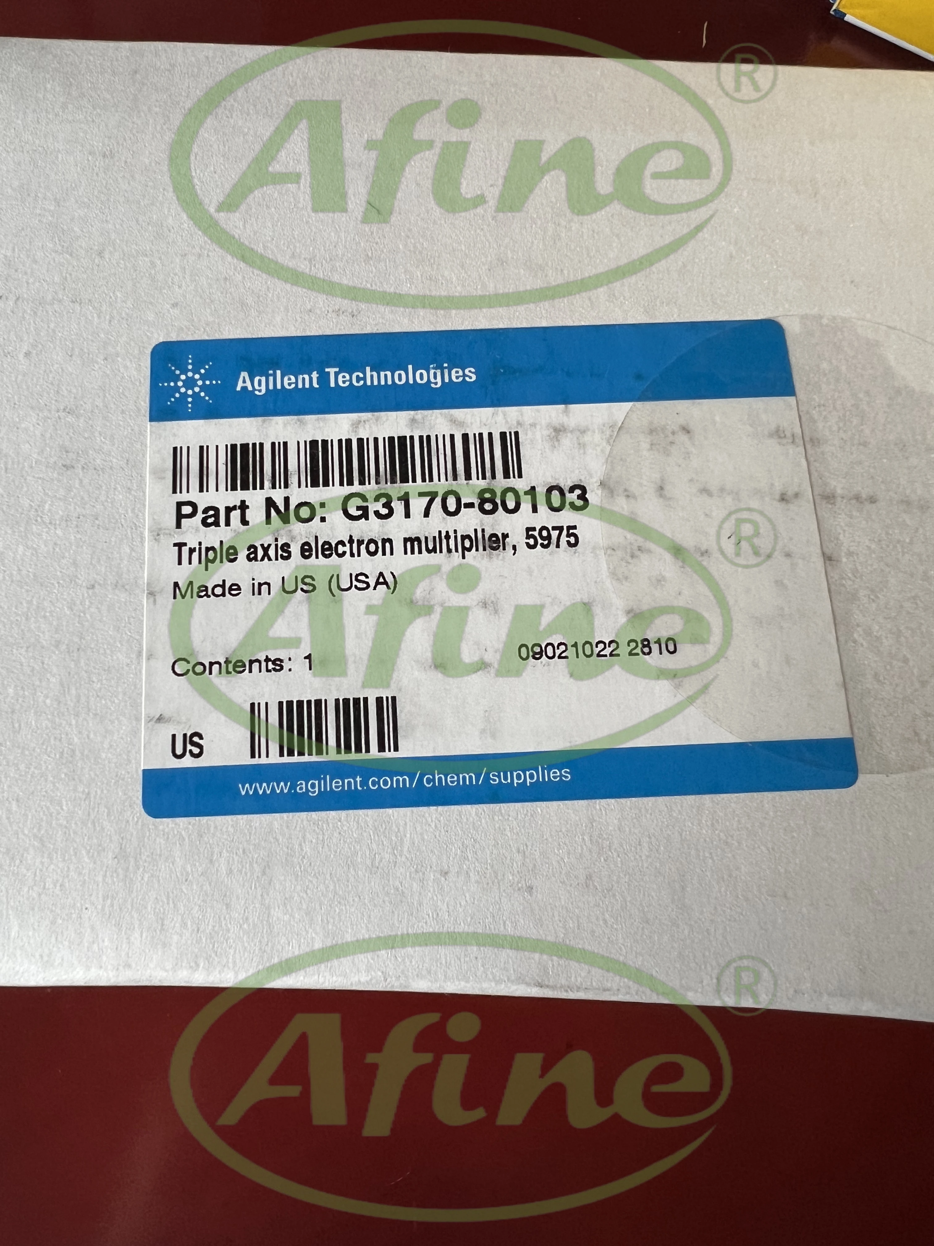 Запасные части AFINE Agilent G3170-80103 трехосевой электронный умножитель