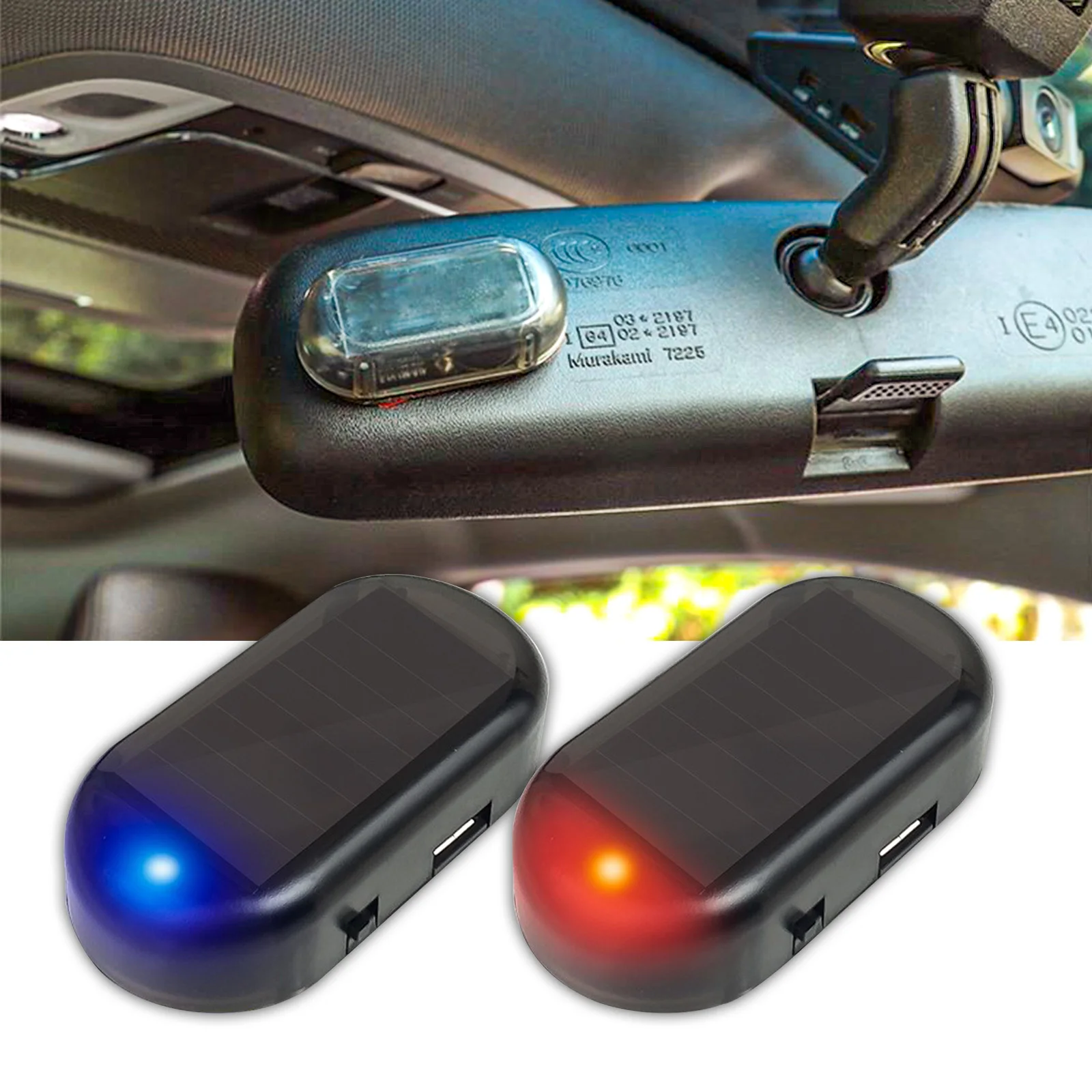 Автомобильная светодиодная сигнализация фонарь безопасности на солнечной