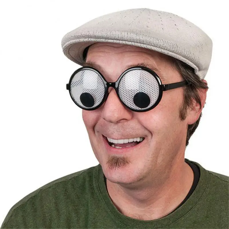 Очки Googly Eyes забавный костюм встряхивания на Хэллоуин пластиковые очки для глаз