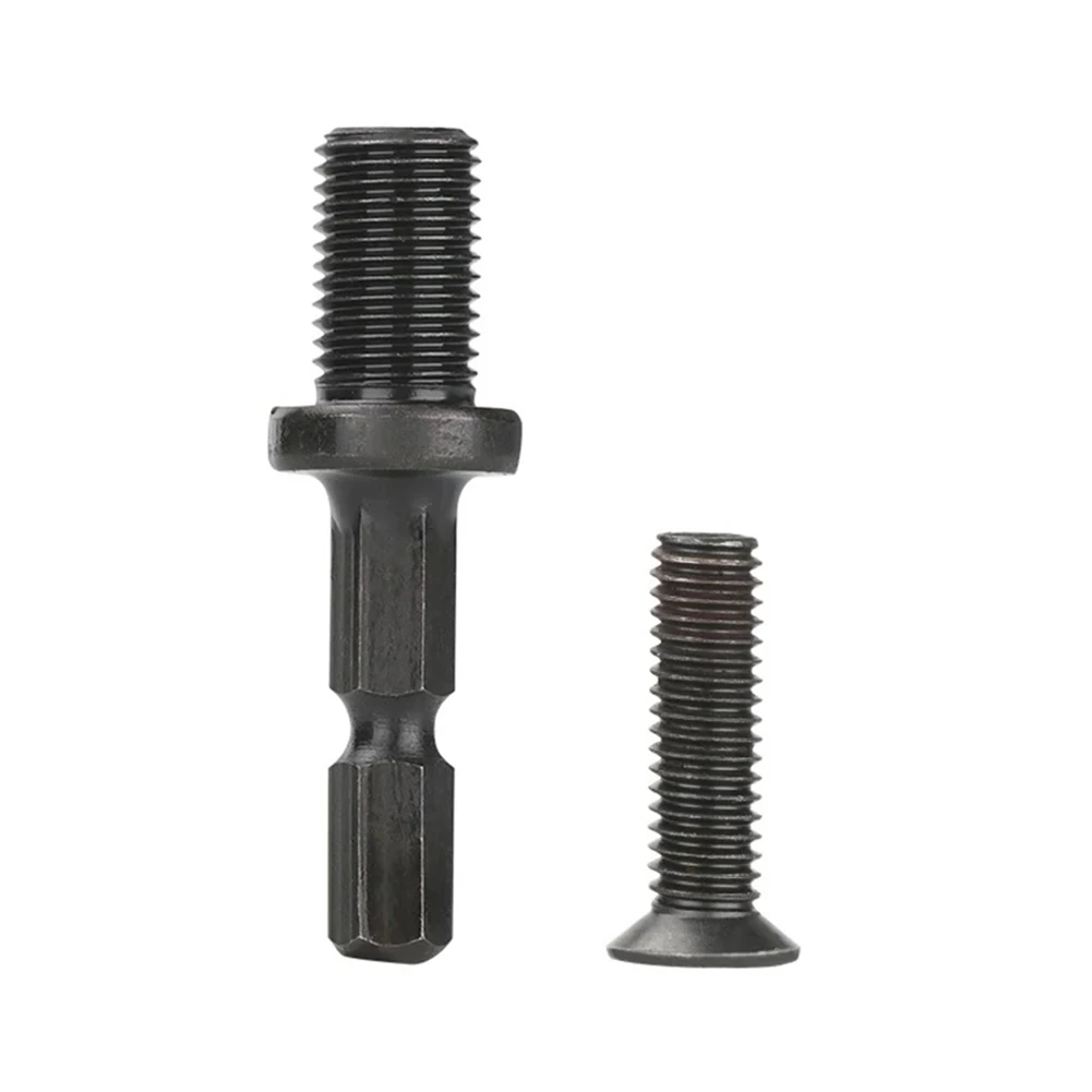 

2pcs 1/4 To 3/8 Inch 1/4 To 1/2 Inch Hex Shank Adapter Connecting Rod Male Thread Drill Chuck Adapter Drilling Bit Accessory