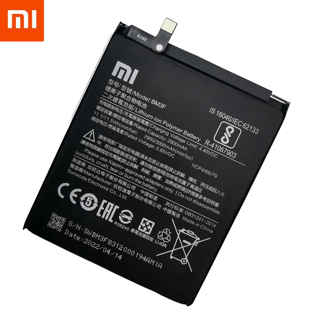 xiao mi 100 orginal bm3f 3000mah battery for xiaomi 8 mi 8 explorermi8 pro bm3f phone replacement batteries tools free global shipping