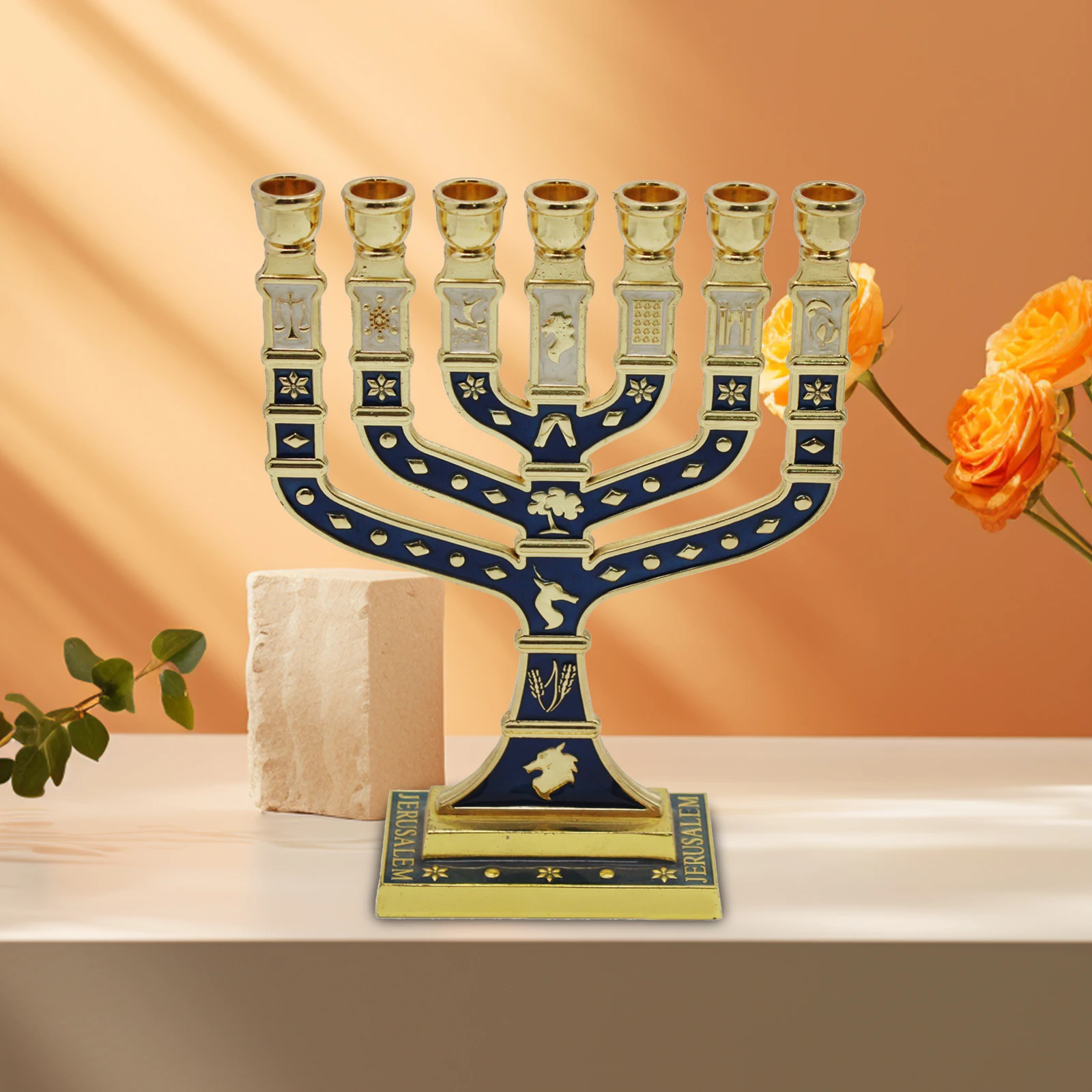 Настольный подсвечник Menorah для рождественской фотосъемки