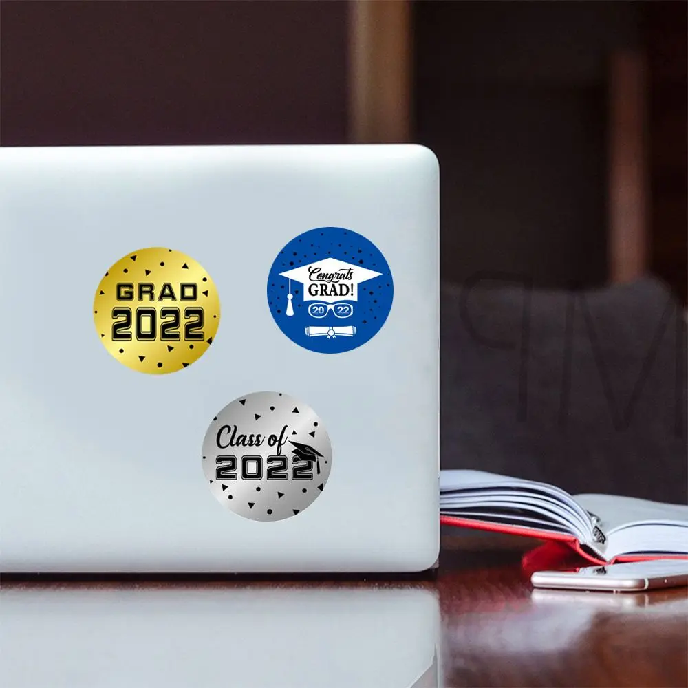 

60Pcs Paper Stationery Graduation Caps Student Grad Stickers Diploma Labels Graduation Gift Sticker Box Seal Sticker