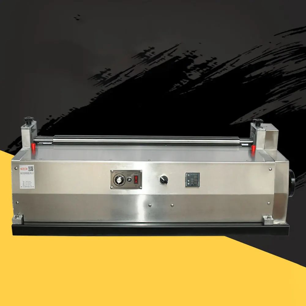 Настольная машина для нанесения клея белого 720 мм роликовая |