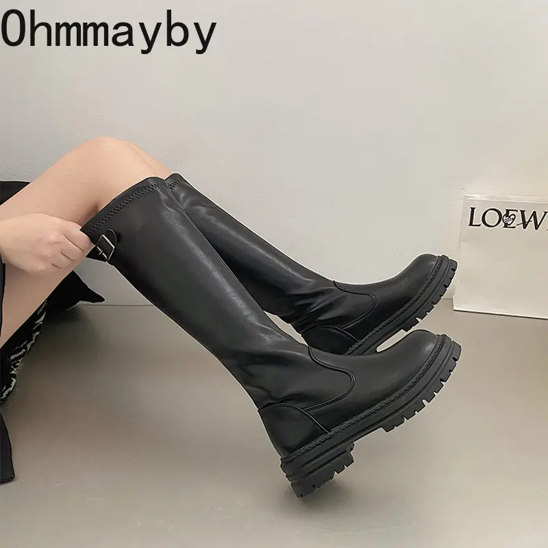 New Winter Women Long Boots Platform 