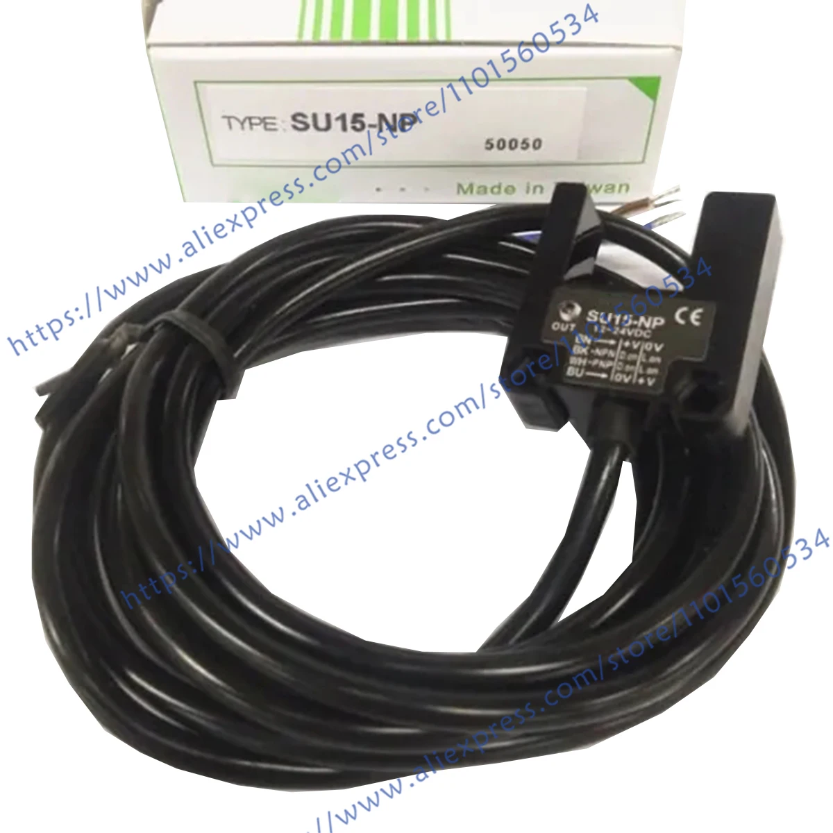 

Original SU15-NP Slot Photoelectric Sensor U Photoelectric Switch Slot Width 15mm