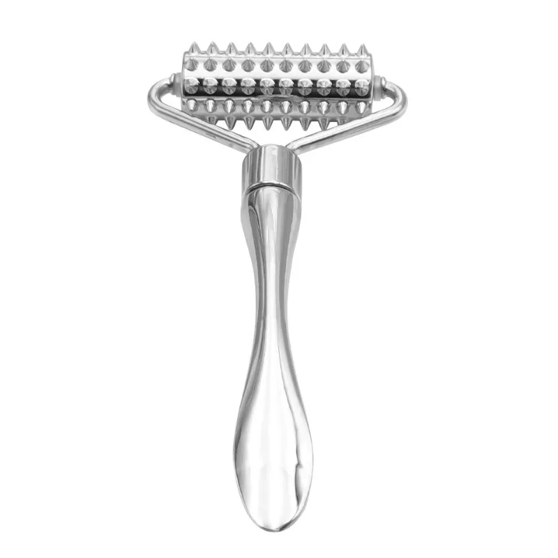 

Металлический крем для глаз с роликами и иглой