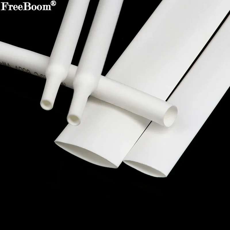 

Термоусадочная трубка PE 2:1 белая 0,6-80 мм