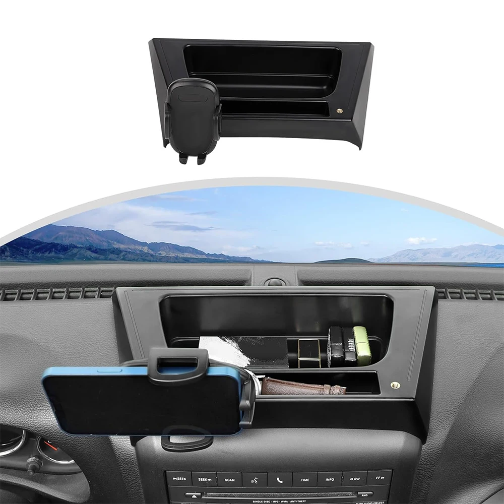 Держатель для телефона держатель сотового коробка хранения лоток Jeep Wrangler JK JKU