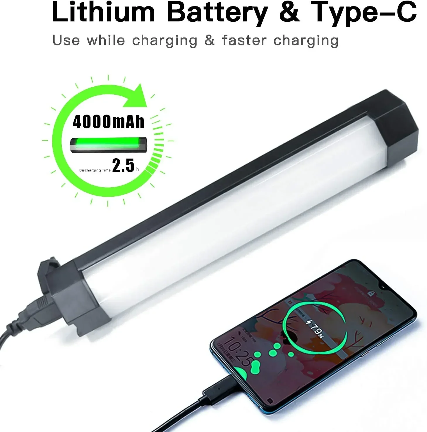 Фото Светодиодный видеосвет LUXCEO P200 IP67 с защитой от дождя, RGB-подсветкой, встроенным аккумулятором и магнитом, управлением через приложение, для студийной фото- и видеосъемки. №2