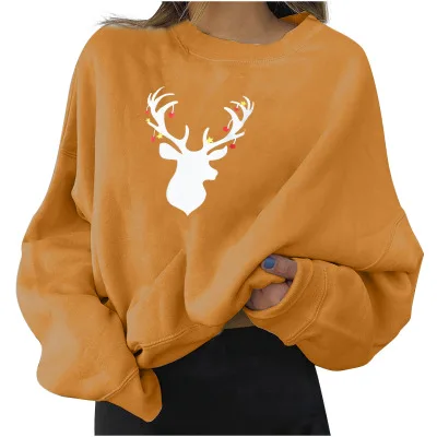

2022 Spring Autumn Fashion Women Casual Printed Loose Hoodies Sweatshirt Top Female Long Sleeves Harajuku Pullover Tops Mujer