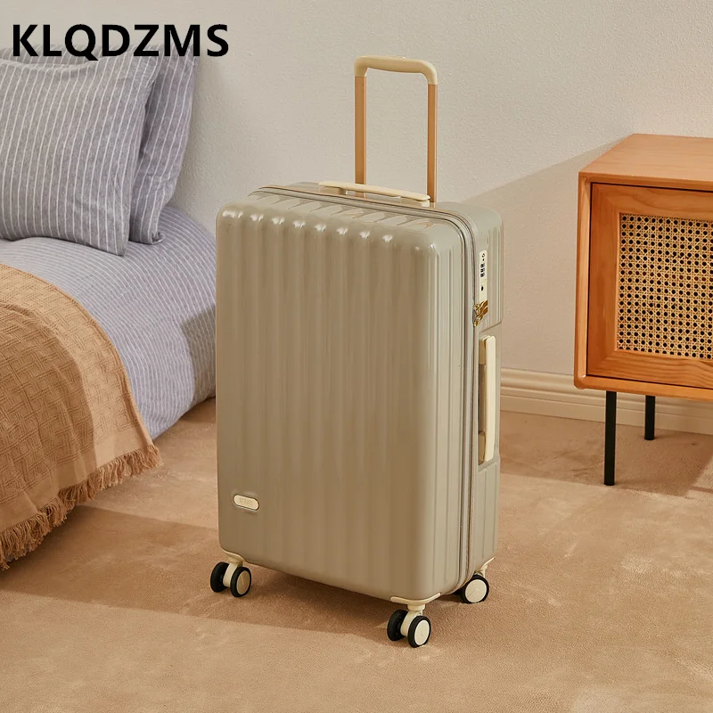 KLQDZMS 20-дюймовый сверхлегкий чемодан 22 &quot24&quot ABS+PC посадочный бокс 26 &quot28&quot 30