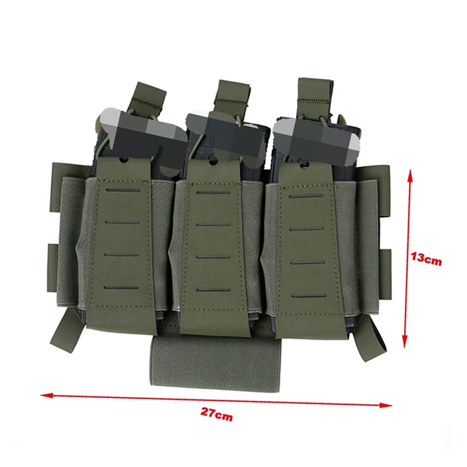 

TMC 2022 Outdoor Tactical Special Adhesive Front Plate for Modeling Vest Triple 5.56 Pocket TMC3637