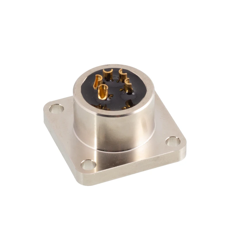 Фланцевое гнездо для пайки металла горячая Распродажа M16 2 3 4 5 6 7 8 ядер Штекерный