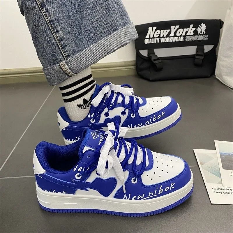 

Summer Breathable Graffiti Sneakers for Men 2023 New Fashion Trendy Casual Couple Skateboard Shoes Comfortable Cool Flat Shoes