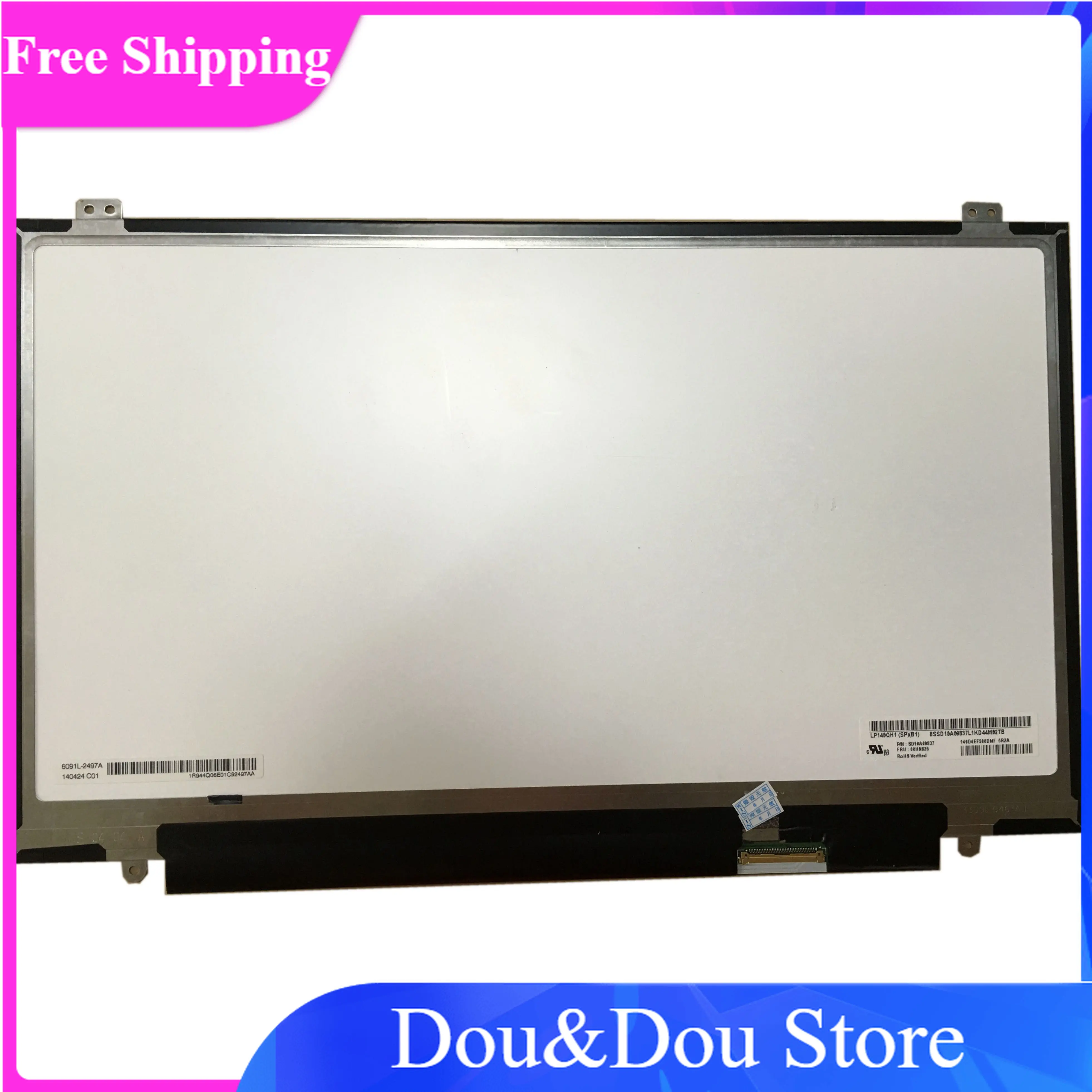 

LP140QH1 SPB1 LP140QH1(SP)(B1) For Lenovo X1 Carbon 2560*1440 Non-touch 14''Laptop LCD LED Screen