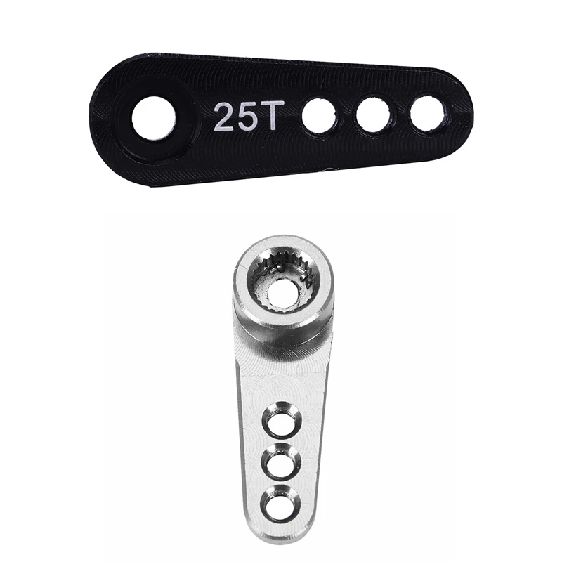 

2X 28,5 мм 25 т зубчатый рулевой половинный сервопривод рулевой гудок для 1/10 RC модели автомобиля Traxxas осевой черный и серебристый