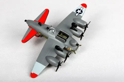 Фото Сборная модель самолета mPLANE-001 MENG Q Edition B-17G Bomber, развивающая игрушка для детей и любителей хобби №4