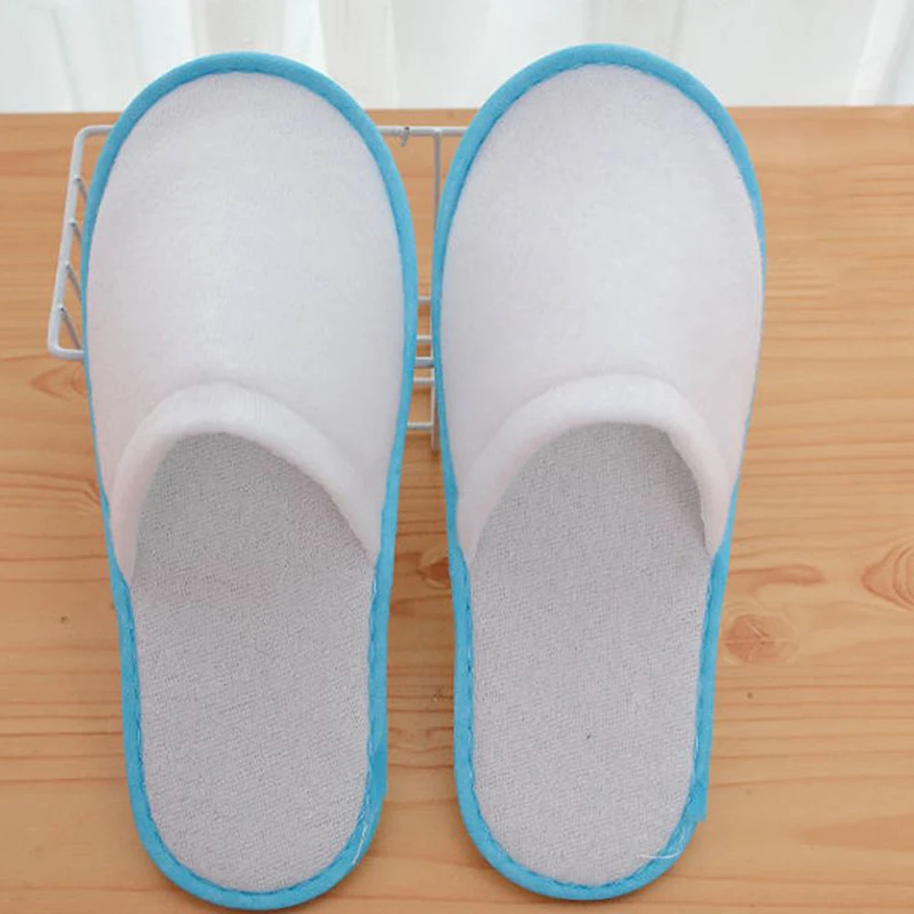 

Footwear Disposable Slipper Closed Toe Cotton Slippers Footwear Guest Home Sandals Hospitality Hotel Men Women