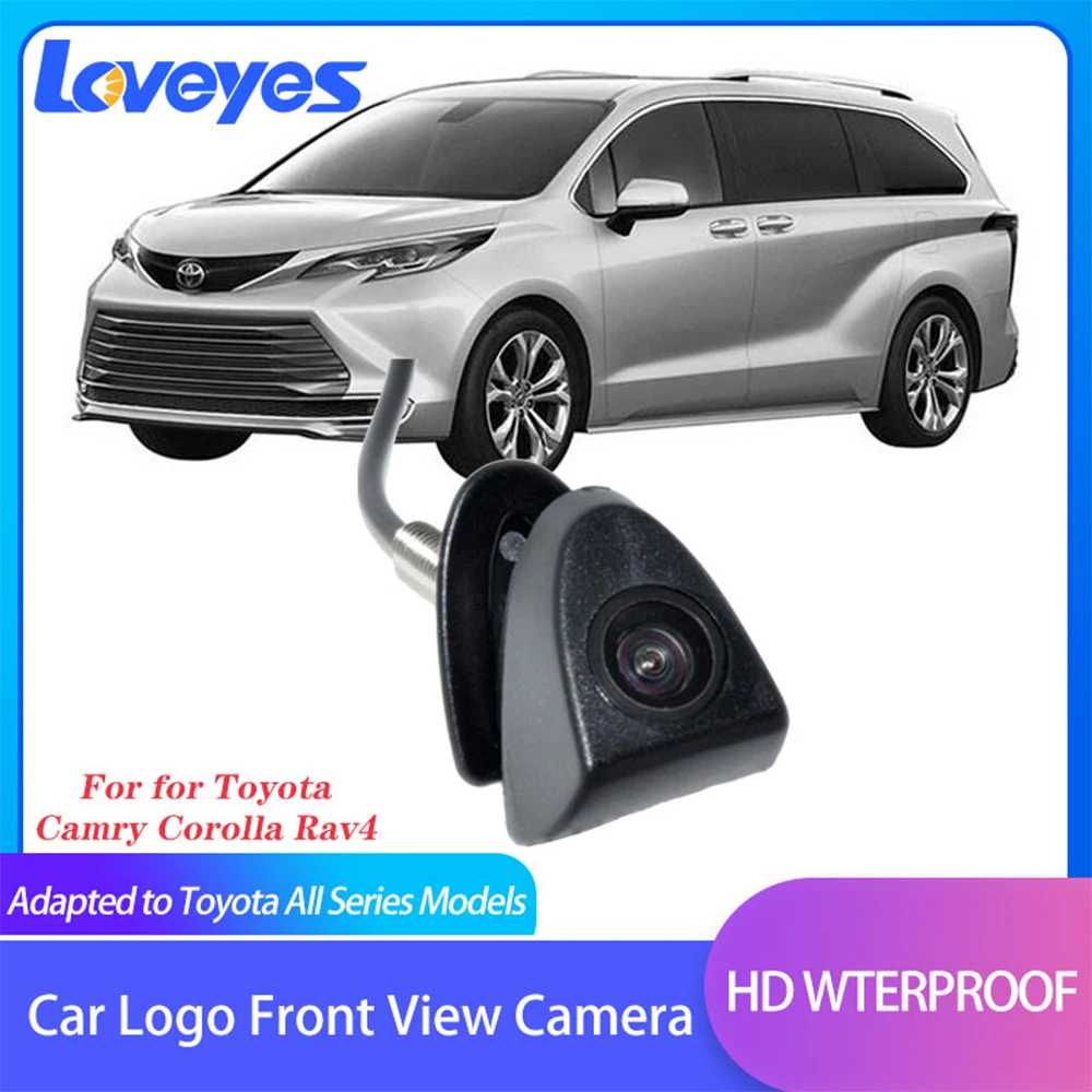 Car Logo Front View Camera for Toyota Camry Corolla Rav4 Night Vision Waterproof HD Wide Angle Video Recorder Backup Cameras