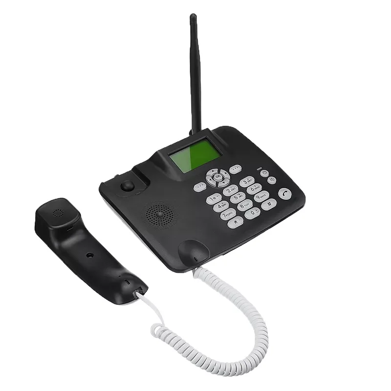 

2023 Fixed Desktop Wireless cordless Telephone 2G GSM Desk Phone SIM Card SMS Function Desktop Telephone Machine