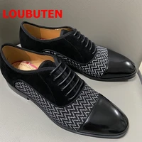 british style genuine leather patchwork lace up men dress shoes zapatos oxford hombre wedding shoes formal shoes