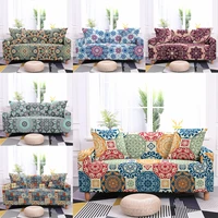 mandala sofa cover flower printed sofa slipcover for living room l shape universal section couch cover furniture protector 1pc