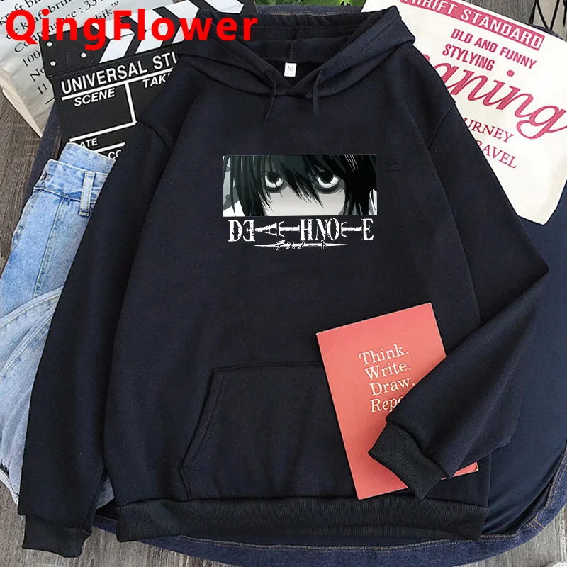 

Anime Kimetsu No Yaiba Demon Slayer Attack on Titan Shingeki No Kyojin Death Note hoodies men graphic hoody grunge streetwear