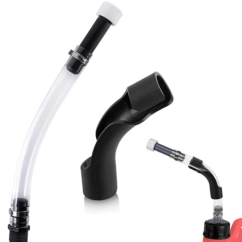 

1PC New Universal Racing Fuels Filler Hose Flexible Rubber ABS Scribner Fuel Jugs Tanks Filling Hose With Bender Kit For Kettle