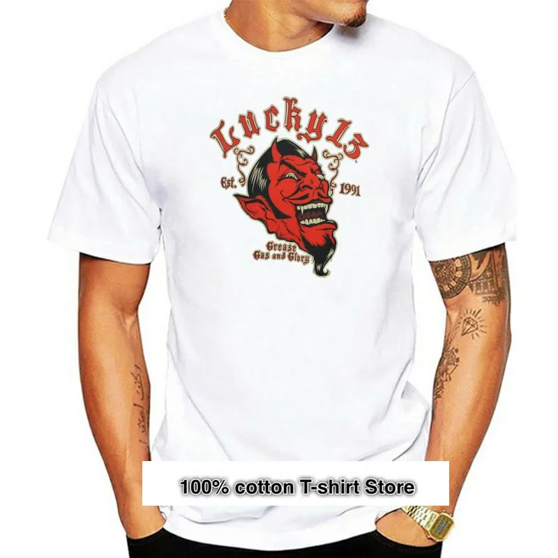 

Camiseta del diablo de la suerte 13, camisa de gasolina y Glory auténtica, S-4XL, nueva