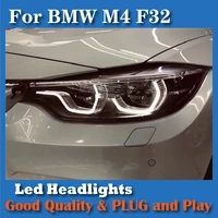 for bmw 4 series m4 headlight f32 headlamp upgrade gts style 2014 2019 spoon led day running light automotive