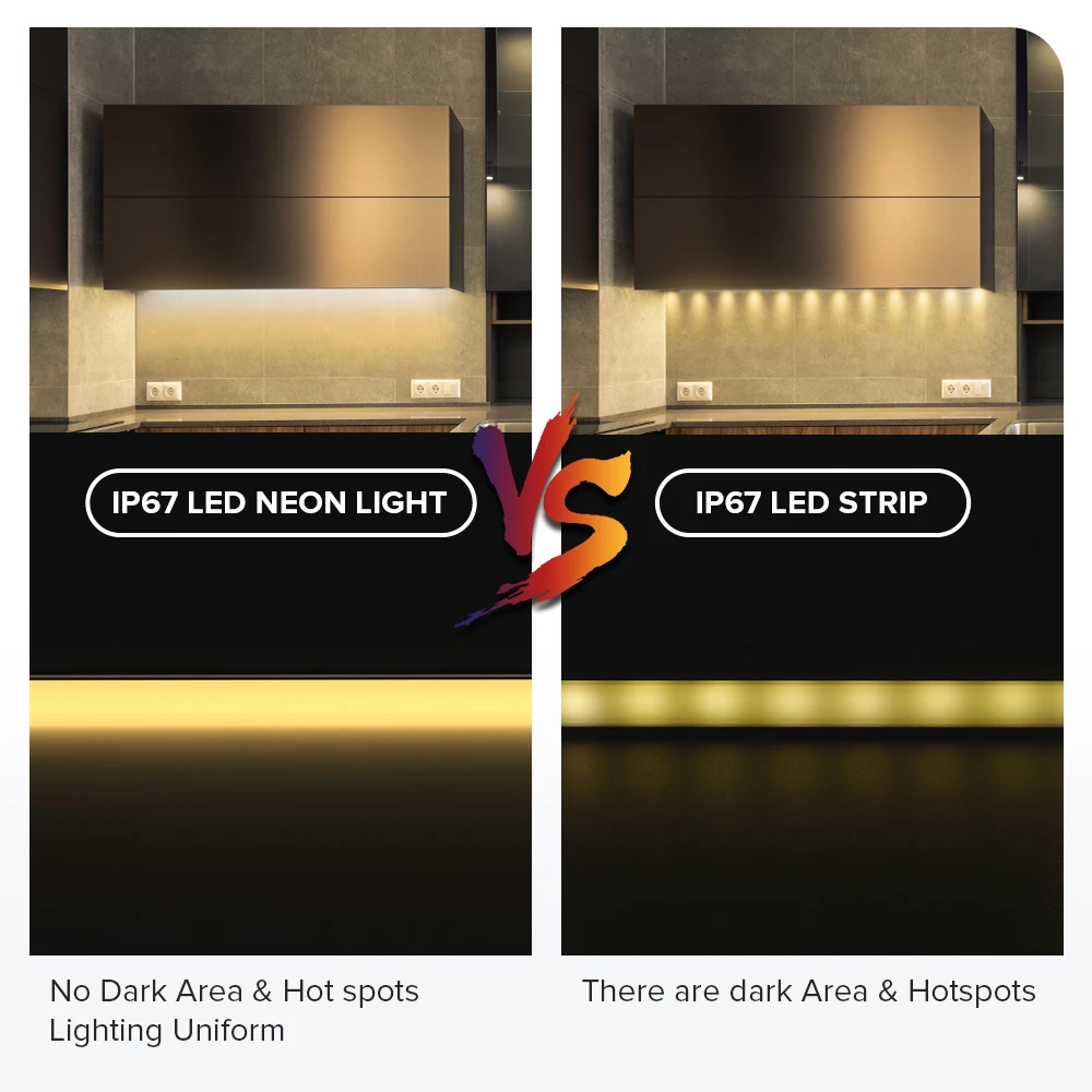 Комплекты неоновых светильников постоянного тока 24 В WS2811 RGBIC 84 светодиода на м