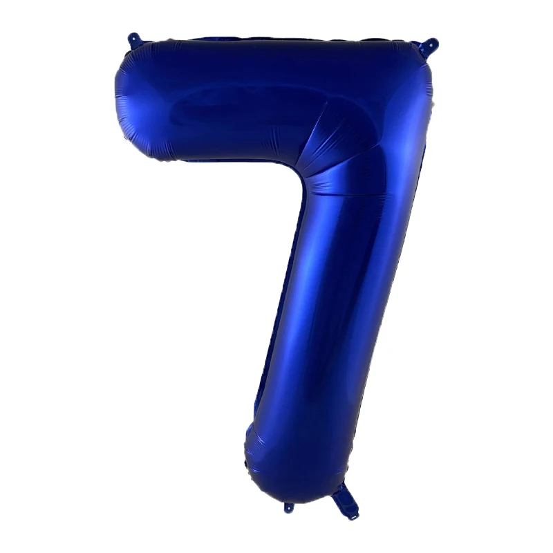 

40-дюймовый Темно-синий Фольгированный Шар С Цифрами 0-9, Цифровой Глобус, Детские Украшения Для Дня Рождения, Игрушки