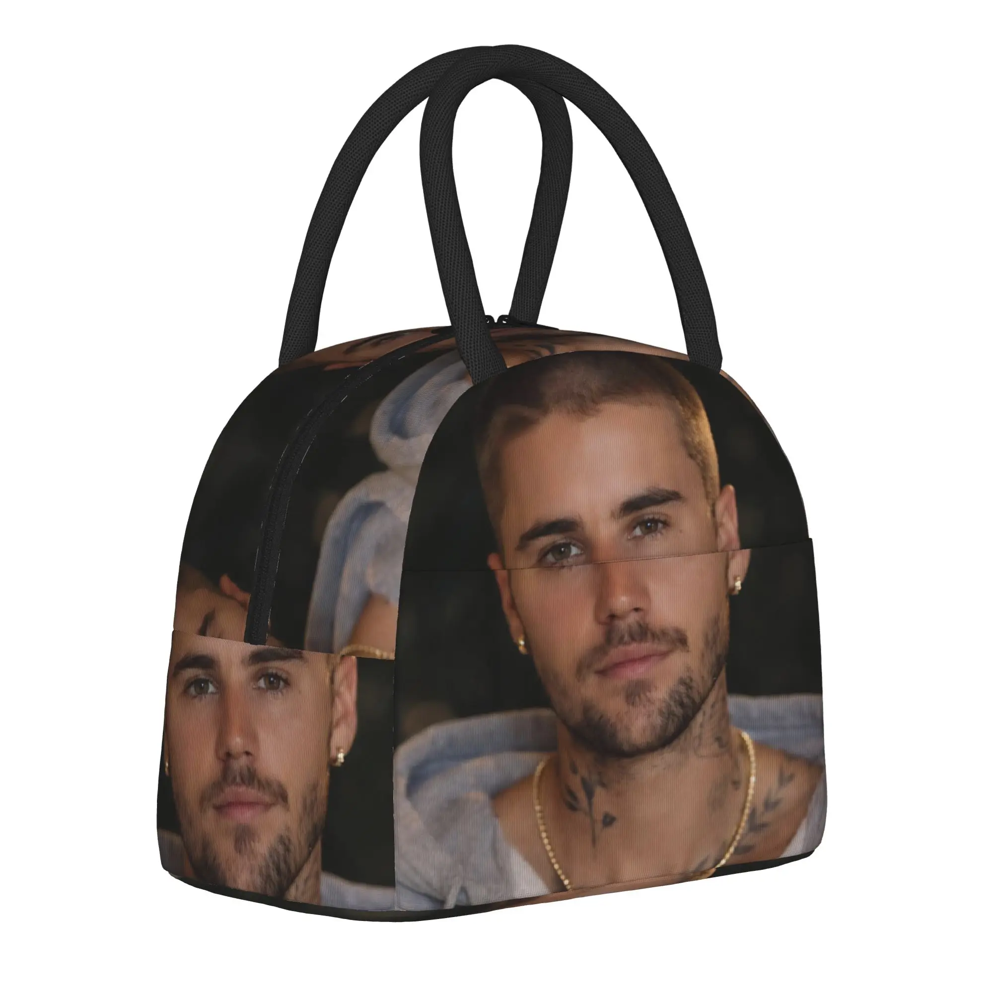 Фото Термосумка для обедов Bieberchella Justins Bieber Concert 2026 для мужчин и женщин, многоразовая, для еды, термоконтейнер для путешествий №2
