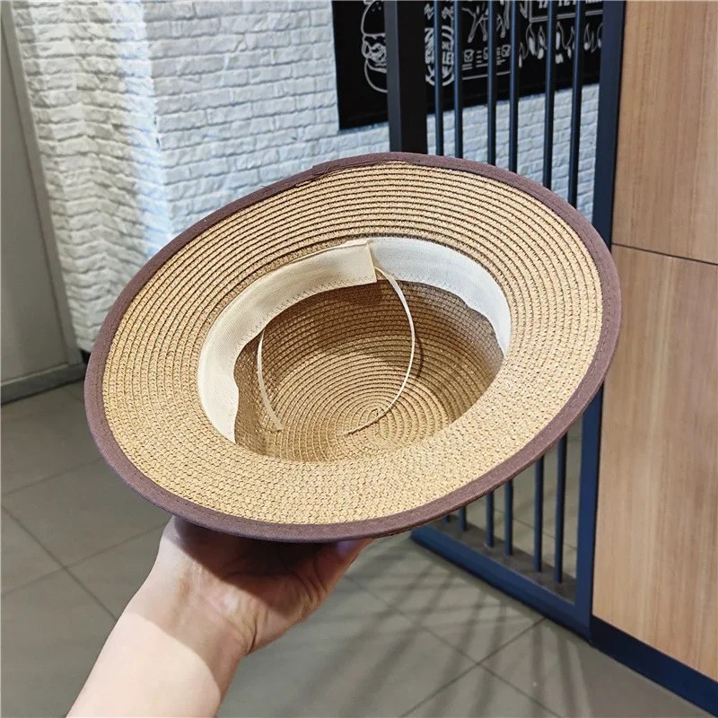 Летняя кремовая маленькая шляпа с британским бантом женская весенне-летняя