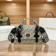 DL 2023 New Luxury Tote Bag Women‘s Fashion Solid Color Shopping Shoulder Travel Casual Small Handbags for Women Mini
