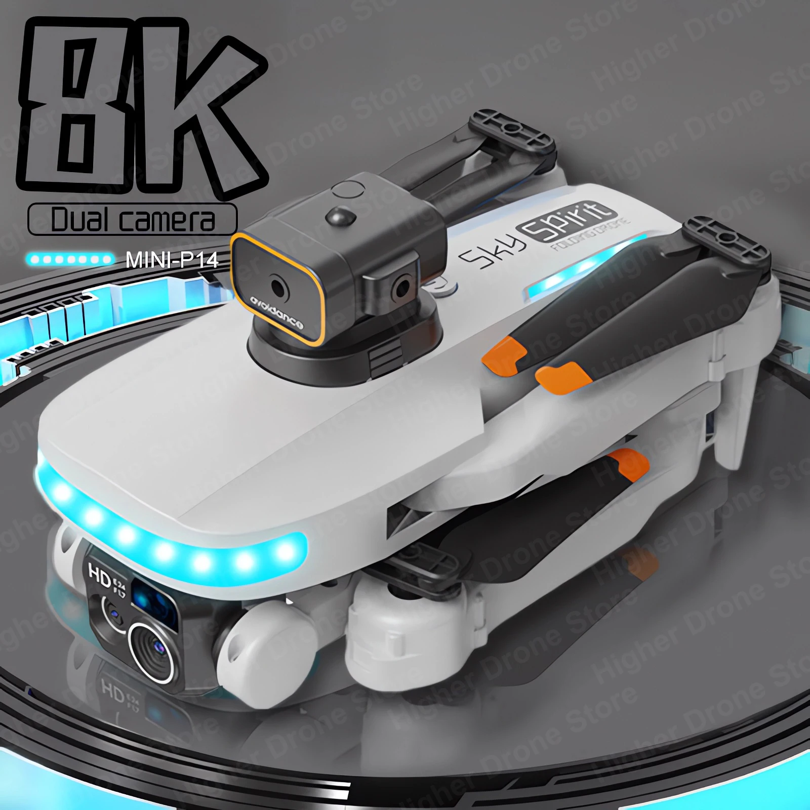 

Квадрокоптер PAXA P14 складной с HD-Камерой 8K