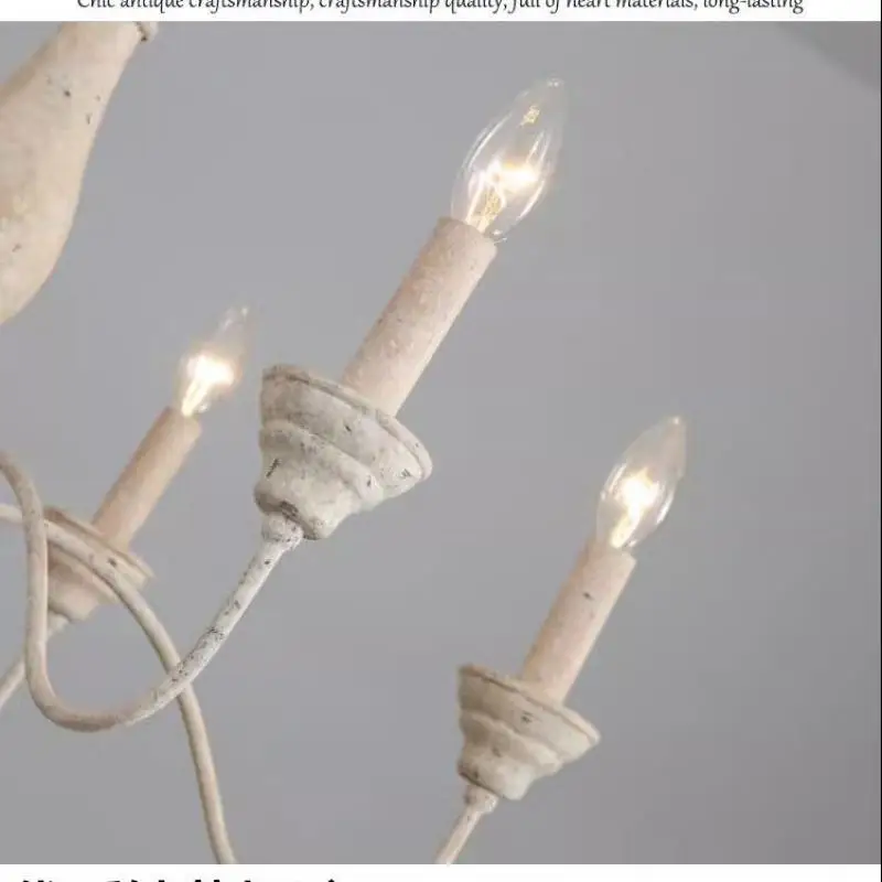 Винтажная железная люстра