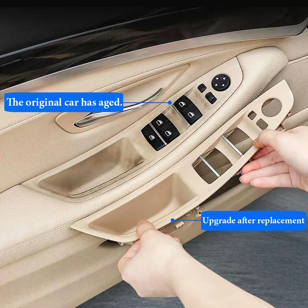 LHD Interior Door Pull Handle Armrest Panel Trim For BMW 5 Series F10 F11 F18 520 523 525 528 530 Carbon fiber/Beige/Black LHD Interior Door Pull Handle Armrest Panel Trim For BMW 5 Series F10 F11 F18 520 523 525 528 530 Carbon fiber/Beige/Black