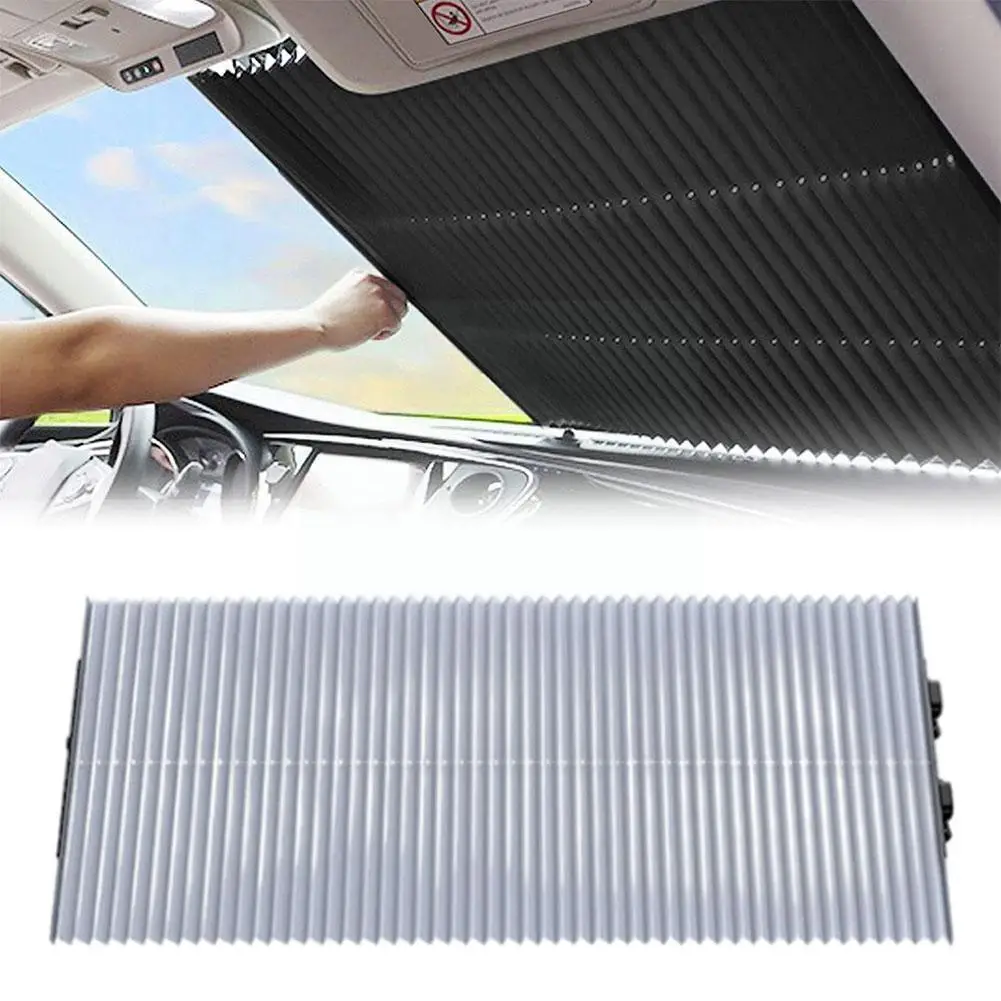 

Anti-uv Car Windshield Curtain Car Shade Cover Retractable Reflective Dropshipping Car Shade Film Curtains Set Foldi P4z6