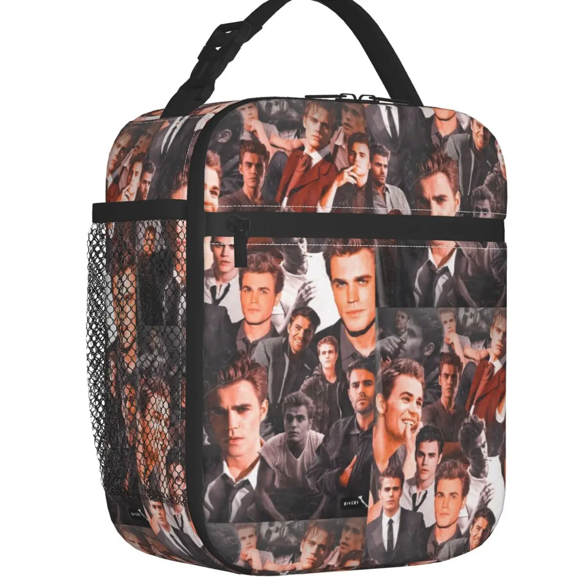

Stefan Salvatore The Vampire Diaries TV Show Insulated Lunch Bags Work School Damon Salvatore Leakproof Cooler Thermal Lunch Box