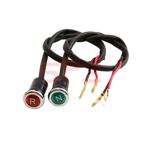 46 см нейтральная обратная светильник Шестерни N/R индикатор DC 12V Пластик для 50 110 125 150 200 250cc вездеход Китайский 4 Wheeler Quad - изображение