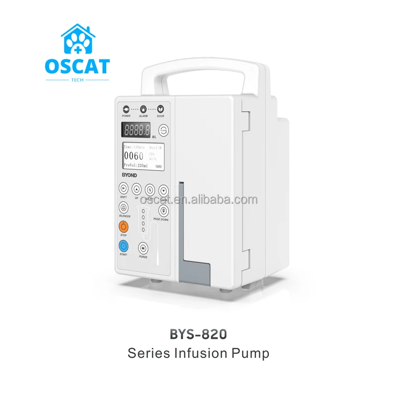 Портативный объемный инфузионный насос OSCAT EX-820 Электрический китайский шприц