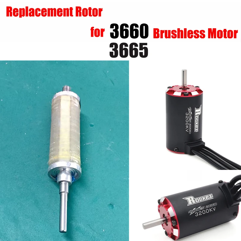 

Replacement Rotor for RC Car 3660 3665 Motor SURPASS HOBBY Motor Rocket V2 Supersonic Brushless Motor w/Temperature Sensored