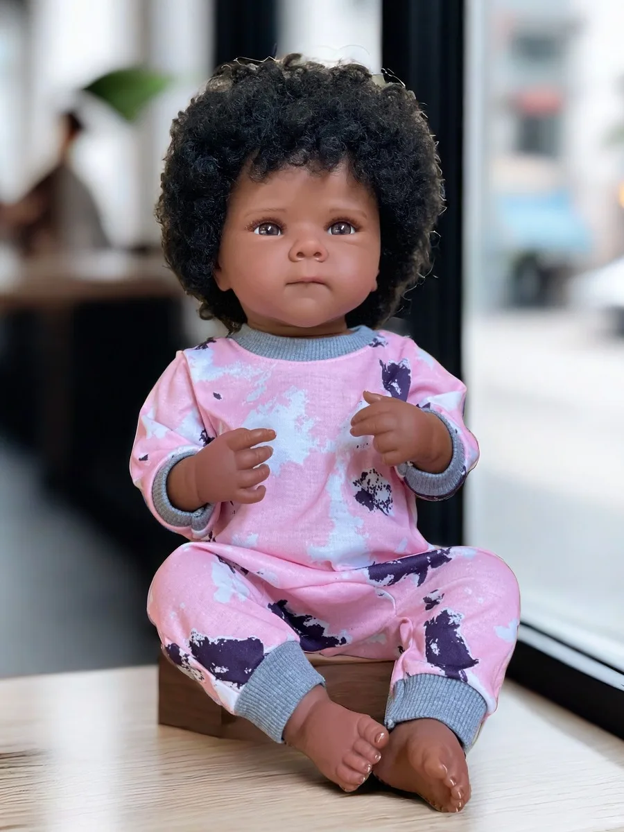 Силиконовая кукла-младенец для девочек 18 дюймов