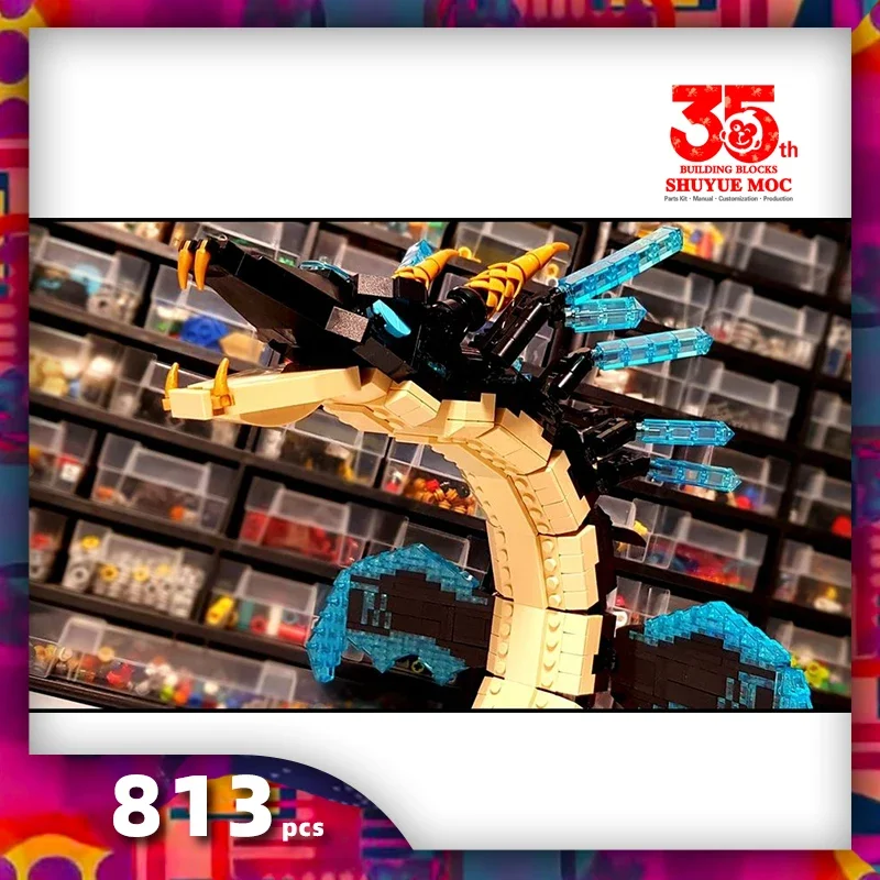 SyMOC Змеи змеи новые ниндзя голубые водные драконы битва набор строительных