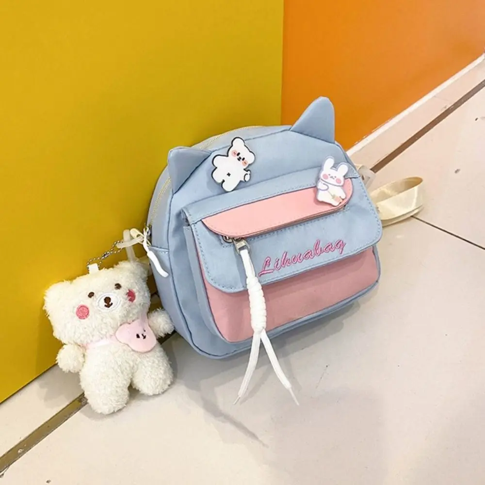 Забавная мультяшная сумка через плечо с котом кавайный креативный значок на