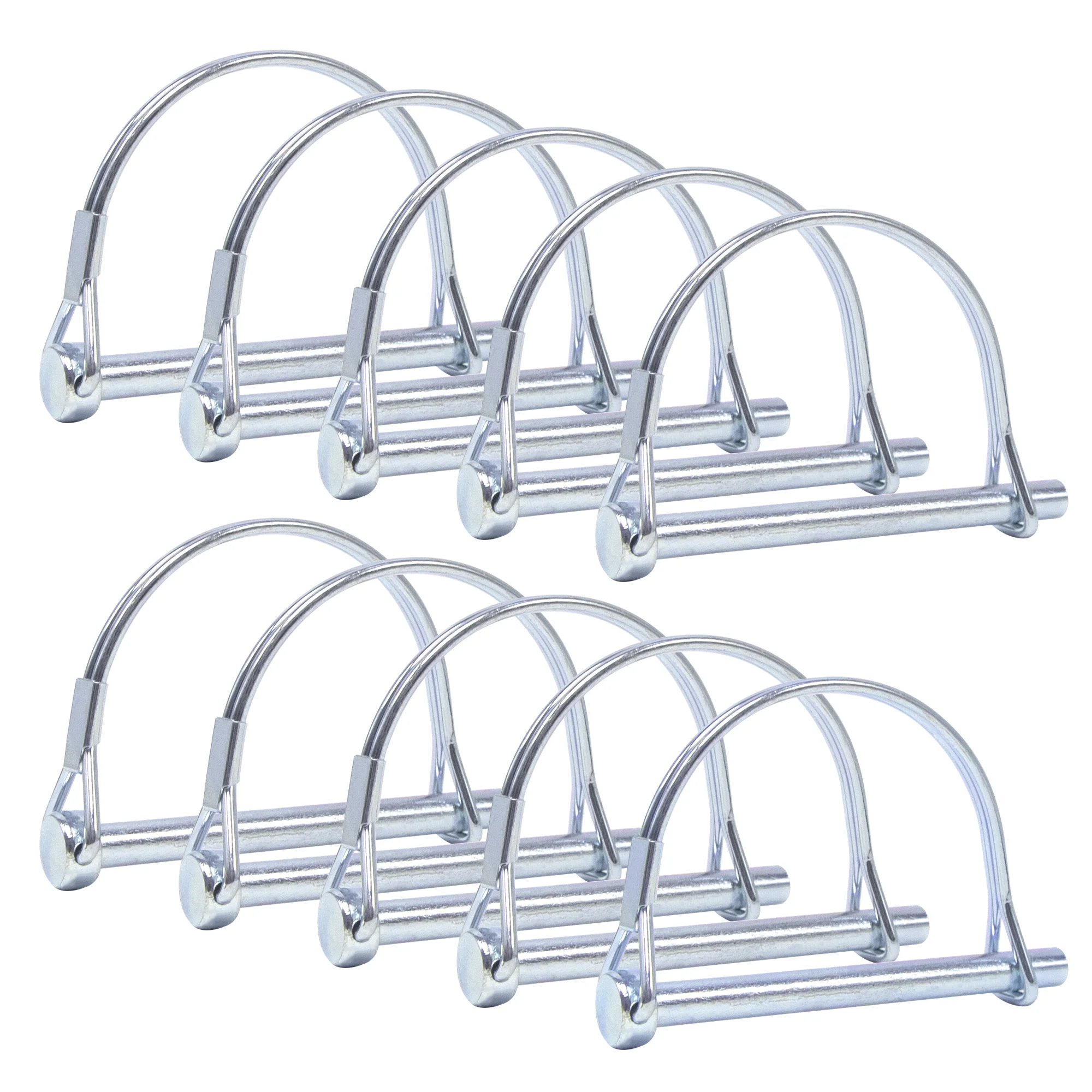 10 шт. пружинный стальной штифт Круглый арчатый вал блокировочный