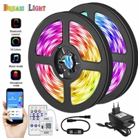 led strip light rgbic dream color drcoration living room bedroom bluetooth wifi smart control rainbow fita lamp smd ws2811 diode