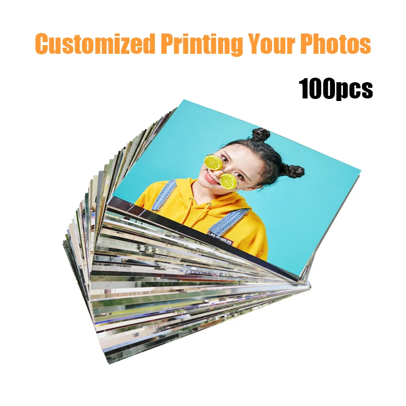 

50pcs/100pcs Customized Printing Your Photos Pets Kids Baby Landscape Photos Pictures Print Important Moment Child Growth Record